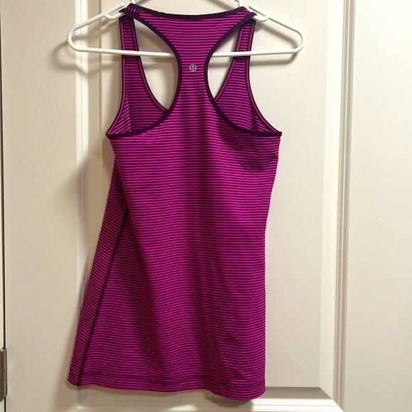 Lululemon striped racer back top - Picture 2 of 2